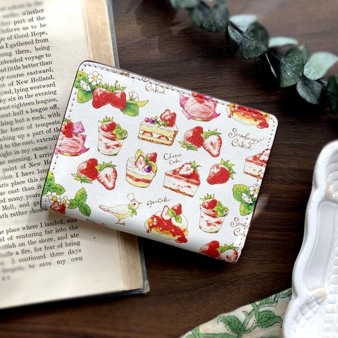 StrawberryCakes card case｜いちごスイーツカードケース ♪母の日に♪