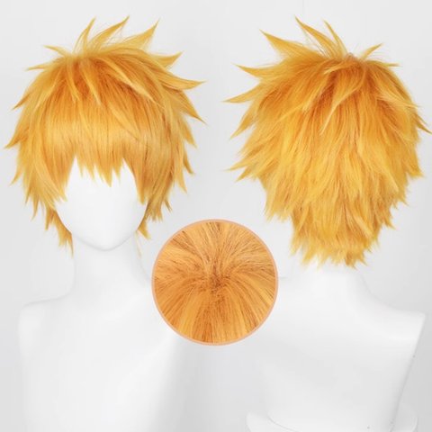 「ウィッグネット付き」コスプレかつら 黒崎一護 ブリーチ BLEACH 変装 コスプレグッズ