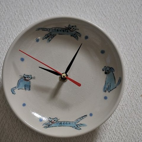 時計・猫ちゃんワンちゃん