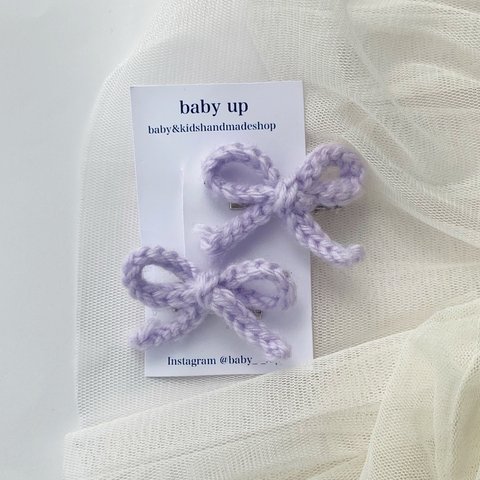 khit ribbon hairclip⌇ベビー　キッズ　ヘアアクセサリー