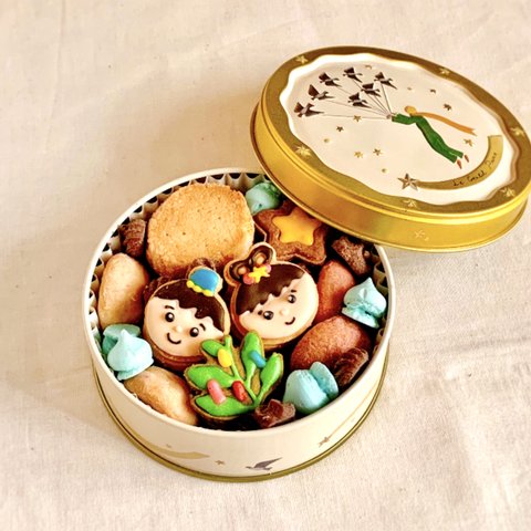 【七夕・50個限定】織姫と彦星のクッキー缶