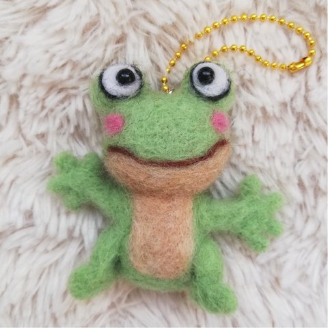 ちまっと可愛い♡カエルちゃんキーホルダー🐸送料込み☆