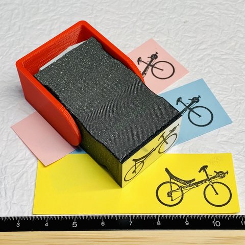 自転車スタンプ(大)　リカンベント・ハイレーサー 