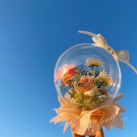 プチバルーン　小さめバルーン　バルーンブーケ　フラワーバルーン　お祝いバルーン　バルーンフラワー　flowerballoon  balloonflower