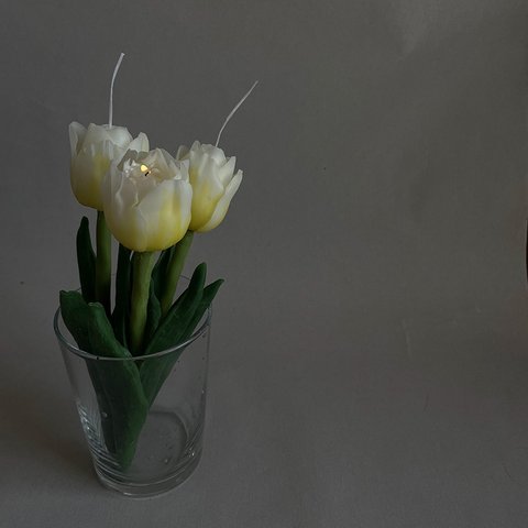 フラワーキャンドル "tulip"【受注生産】