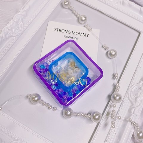 【オーダーメイド】ダブルシャカシャカキーホルダー🥰✨