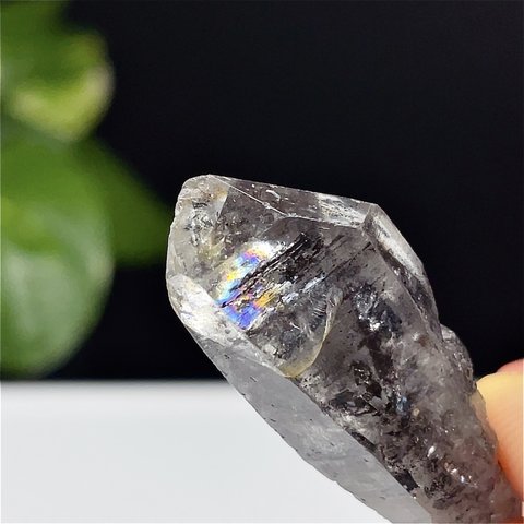 【超希少】ハーキマーダイヤモンド　原石　ハーキマー水晶　虹入り　水晶　天然石　37