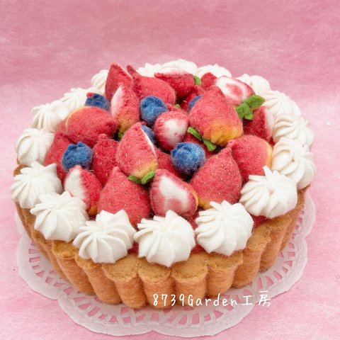 🍓🫐苺とブルーベリーのタルトケーキB-17