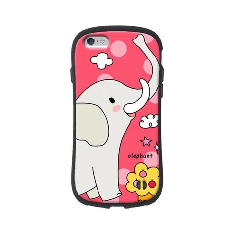 iPhone X iPhone XS ケース かわいい 動物 ハードケース  スマホケース ハードケース  像 ゾウ