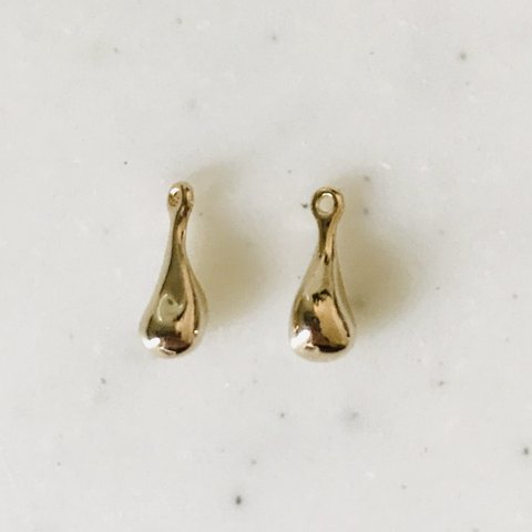 Gold Drop Pendant Tops