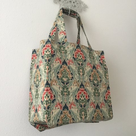 モリス風タイト・アンド・タイディ・トートバッグ; Morris-style Tight ‘n’ Tidy Tote Bag、アールデコエコバッグ, art deco, William Morris