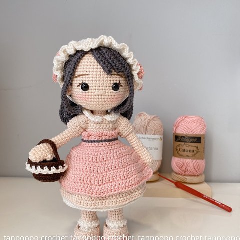 編みぐるみオーガニック コットン人形