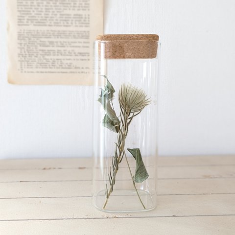 スクエア型ガラスシリンダー　1個【花瓶・フラワーベース・花器・アレンジベース】