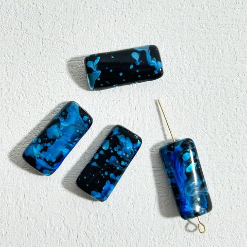 【28x13x7mm/10個/縦穴】変形 ビーズ パーツ　ハンドメイド　材料　DIY アクセサリーパーツ ピアスパーツ ネクレス ブレスレット