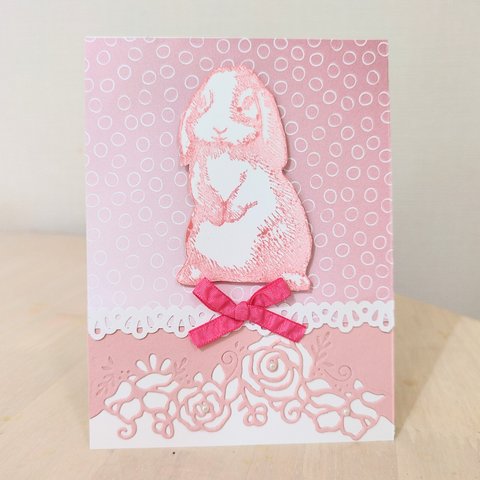 グリーディングカード　🐰　ウサギ　多目的  誕生日 結婚祝 お見舞い 御礼 