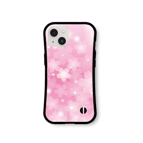 桜2  グリップケース iPhone15 iPhone14 iPhone13 iPhone12 iPhone11 iPhoneSE2  iPhoneSE3