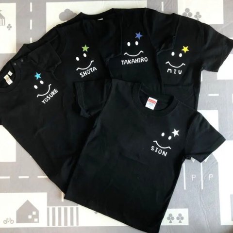 NEW! 名入れTシャツ  BLACK