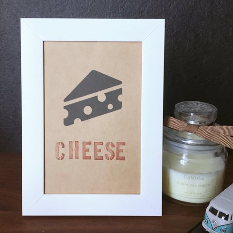 送料込☆=インテリアフレーム 【CHEESE】