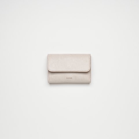 "flap card case" color : ivory                                                   カードケース　名刺入れ