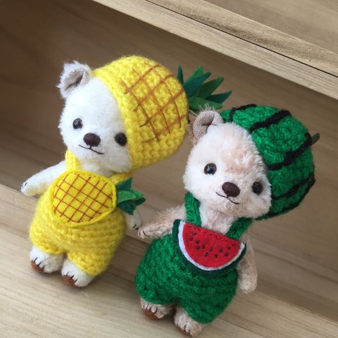 ハンドメイド　フルーツシリーズ　夏だ！パイナップル🍍