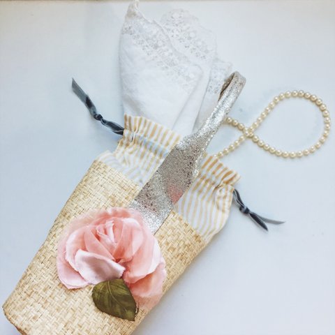《SALE》 romantic flower onehandle bag 〜antique rose