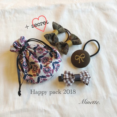 ❁Happy pack 2018❁リバティミニ巾着福袋