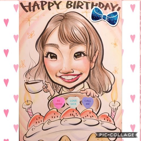  似顔絵☆誕生日