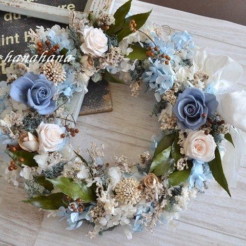 春の海ミスティブルーのwreath