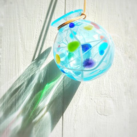 ヨーヨー花入れ アクア☆ご注文前に在庫を質問してください