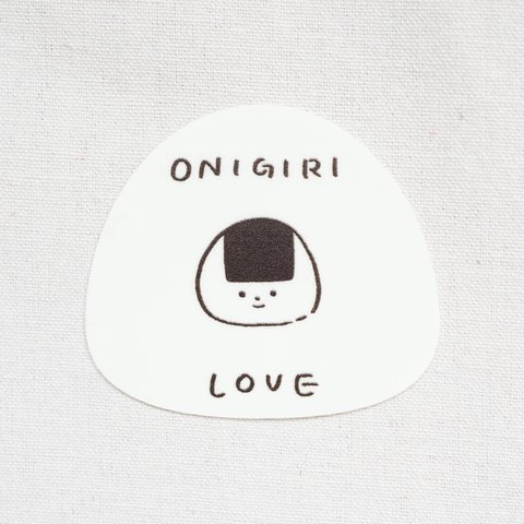 おにぎりステッカー蓄光　onigiri love