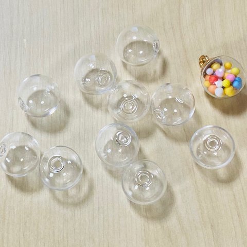 ●16㎜● CLEAR GLAS ROUND BALL PARTS