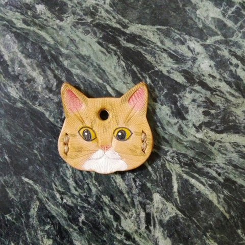 【sale】キーカバー　猫　28ミリ