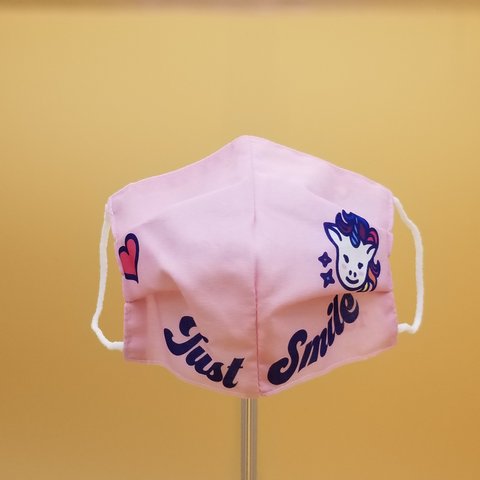 大人用マスク - Yuni Headshot Pink