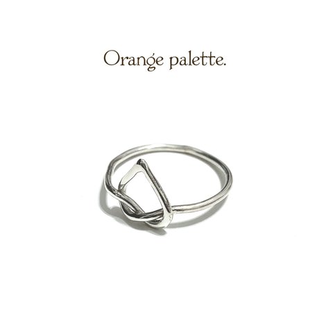 silver950 ／peach ring