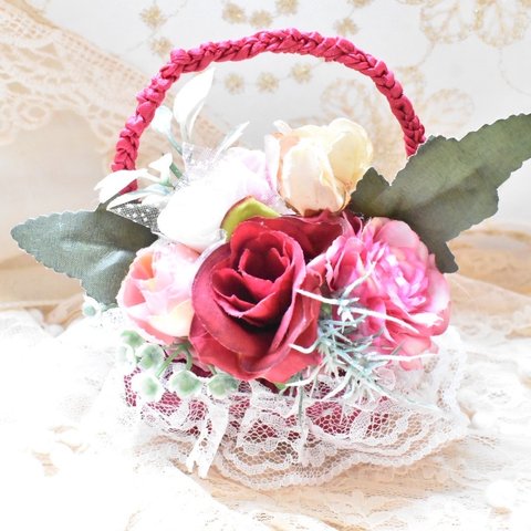 Flower basket  敬老の日　お祝い　お誕生日『いい夫婦の日』