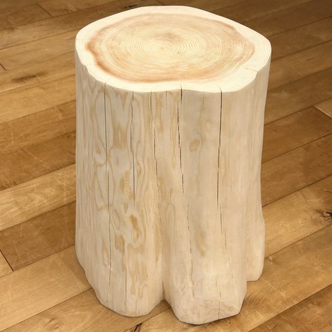 Hinoki Wood Stool No.574