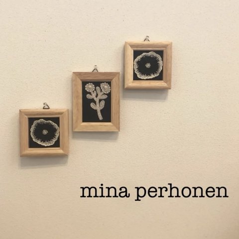 mina perhonen  ミナペルホネン ファブリックパネル 3点セット