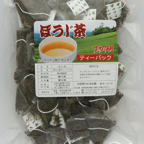 湯呑一杯用リーフ ティーパック 2ｇ×30杯宇治ほうじ茶