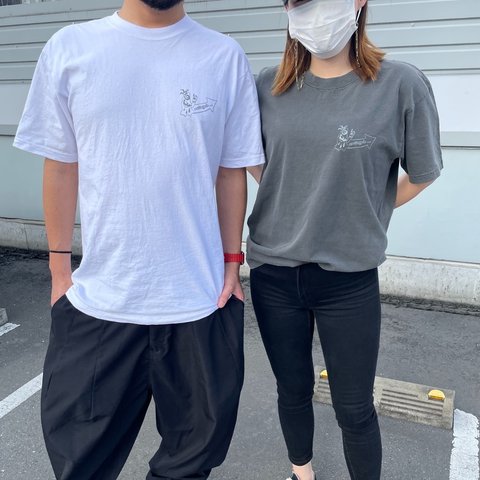 男女兼用　オーバーサイズ　Tシャツ　ビッグシルエット　親子コーデ　リンクコーデ　家族コーデ　カップルコーデ　ユニセックス　モンスター