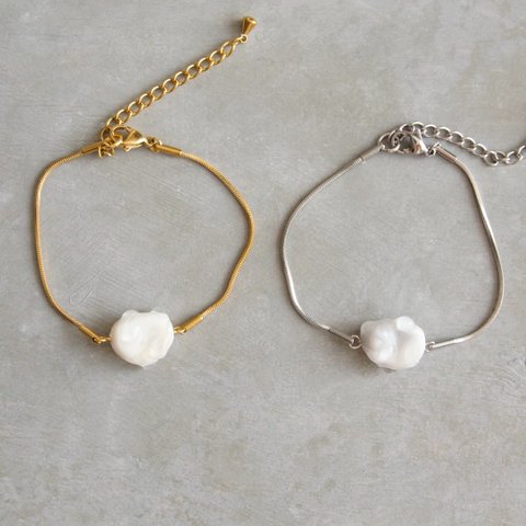 「bubble」　bracelet   gold／silver