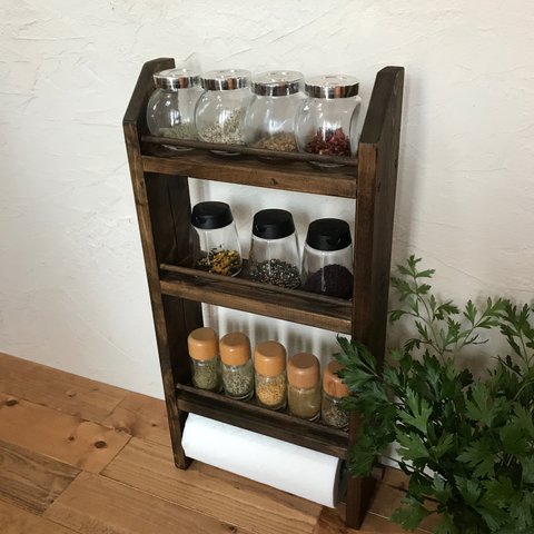  kitchen paper shelf ⁑キッチンペーパースパイスラック 