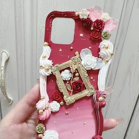 樹脂粘土/手作レ iPhone ケース スマホケース iPhone14 13 11 12 X  xr