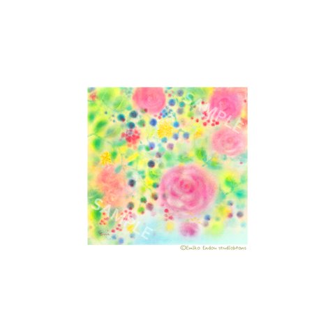 【選べるポストカード5枚セット】No.87 夏の花壇