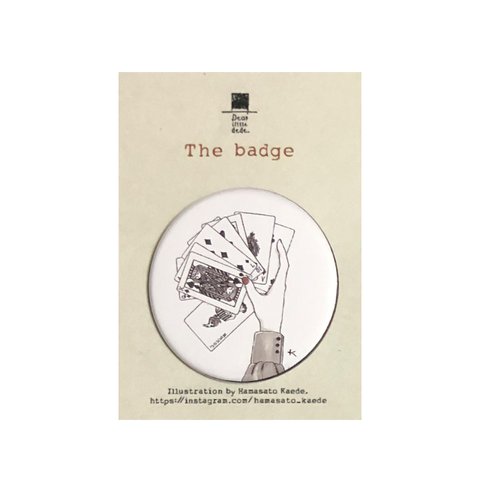 The badge -CARD GAME-