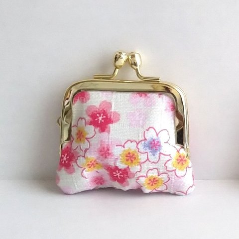 ■角型■小さいがま口：ちっちゃいがま口：角161：かわいいがまぐち：小さい財布：littlie purse 