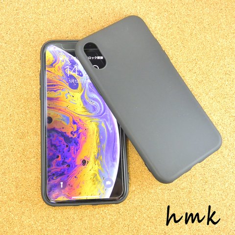 iPhoneX,Xs専用　軽量シンプルソフトケース(iPhoneケース) 