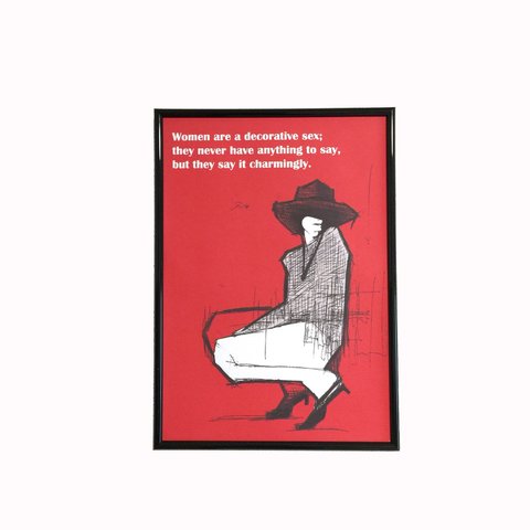 A4サイズポスターフレーム　womanシリーズ　女性イラスト