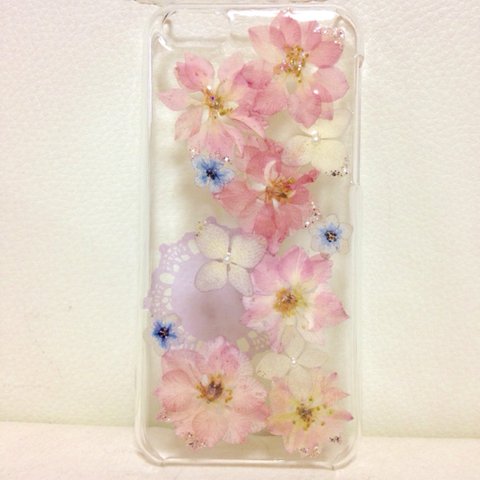 [SALE] アジサイと千鳥草のiPhoneケース  iPhone5C