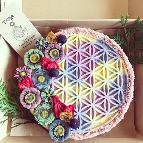 Flower of life RAW CAKE フラワーオブライフのローケーキ