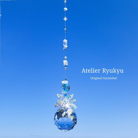 海の流星サンキャッチャー☆30 ㎜K9進素材クリスタルボールガラスプリズム